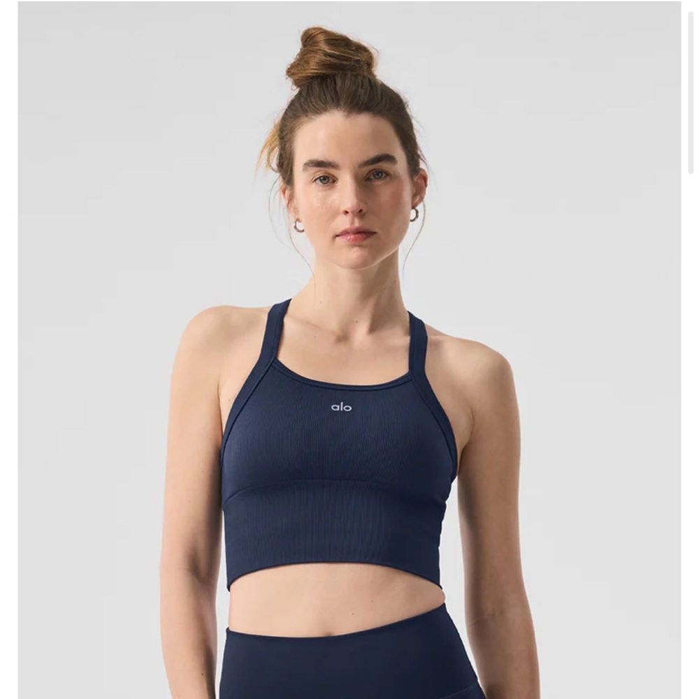 Alo Seamless Ribbed Favorite Bra Tank